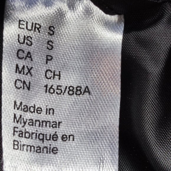 H&M Divided Moto style jacket black vegan leather women's size S - Picture 5 of 7